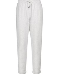 Brunello Cucinelli Exclusive To Mytheresa – Cotton Jersey Joggers - Grey