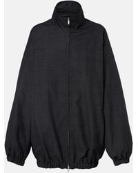 Frankie Shop - Baxter Plaid Oversized Blouson Jacket - Lyst