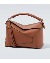 Loewe - Puzzle Small Leather Shoulder Bag - Lyst
