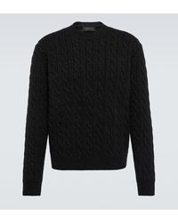 Prada - Pullover in misto lana e cashmere - Lyst