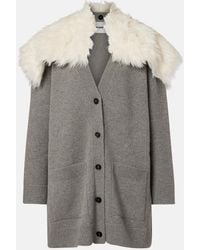 Jil Sander - Wool, Cotton, And Cashmere-Blend Cardigan - Lyst