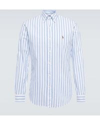 Polo Ralph Lauren - Custom Fit Striped Oxford Shirt - Lyst
