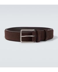 Loro Piana - Mayfair Suede Belt - Lyst