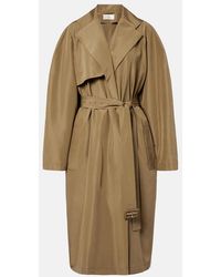 The Row - Amapola Silk Trench Coat - Lyst