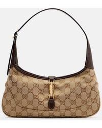 Gucci - Jackie Slim Gg Canvas Small Shoulder Bag - Lyst