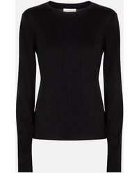 The Row - Shermann Cotton Jersey Top - Lyst