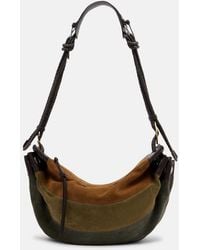 Isabel Marant - Maia Medium Patchwork Suede Shoulder Bag - Lyst