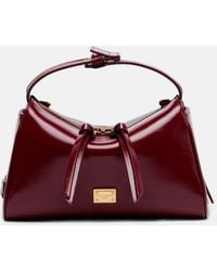 Dolce & Gabbana - Vittoria Small Leather Top-Handle Bag - Lyst