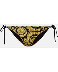 Versace - Barocco Bikini Bottoms - Lyst