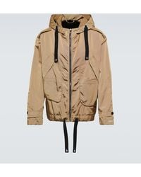 Versace - Hooded Nylon Jacket - Lyst