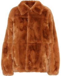 Marni Pelzjacke zum Wenden - Braun