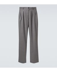 The Row - Corley Virgin Wool Straight Pants - Lyst
