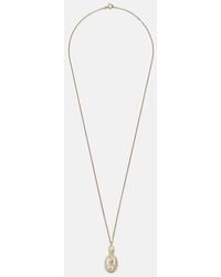 Yvonne Léon - Joli Miroir 18Kt And 9Kt Pendant Necklace With Citrines - Lyst