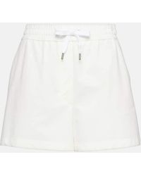 Brunello Cucinelli - Shorts de jersey de algodon - Lyst