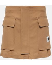 Sacai - X Carhartt Cotton Cargo Shorts - Lyst
