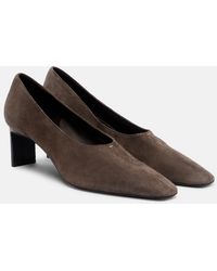 KHAITE - Cecilia Suede Pumps - Lyst