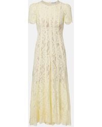 Self-Portrait - Embellished Lace Midi Dress - Lyst