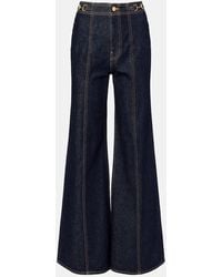 Ulla Johnson - Delphine Wide-Leg Jeans - Lyst