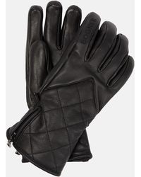 Bogner Gesteppte Handschuhe Dana aus Leder - Schwarz