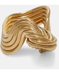Bottega Veneta - Slice-Plated Sterling Ring - Lyst