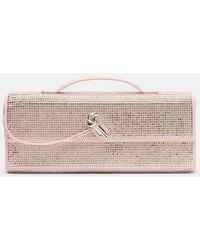 Bottega Veneta - Andiamo Small Embellished Leather Clutch - Lyst