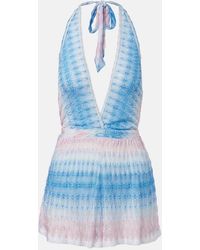 Missoni - Zigzag Ombre Lame Romper - Lyst
