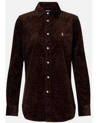 Polo Ralph Lauren - Hemd Aus Baumwoll-Cord - Lyst