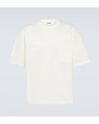 AURALEE - Cotton Jersey T-shirt - Lyst