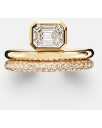 SHAY - Einzelner Ear Cuff Aus 18Kt Gelbgold Mit Diamanten - Lyst