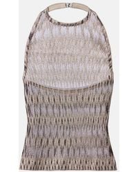 Missoni - Halterneck Lame Top - Lyst