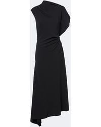 Veronica Beard - Brett Asymmetric Crepe Maxi Dress - Lyst