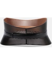 Alaïa - Neo Bustier Leather Belt - Lyst