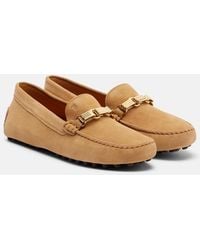 Tod's - Gommino Suede Driving Shoes - Lyst
