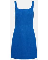 Veronica Beard - Sabra Cotton-Blend Tweed Minidress - Lyst