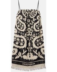 Zimmermann - Rhiannon Towel Mini Dress - Lyst