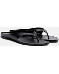 Herbert Levine - Sun-Kissed Leather Thong Sandals - Lyst