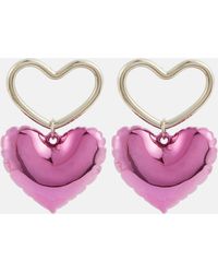 Nina Ricci - Blow-up Heart Drop Earrings - Lyst