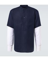 Giorgio Armani - Hemd Aus Leinen - Lyst