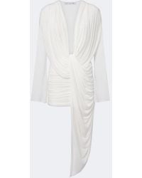 Christopher Esber - Ripple Draped Asymmetric Minidress - Lyst