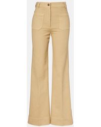 Victoria Beckham - Alina High-Rise Flared Jeans - Lyst