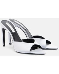 Victoria Beckham - Harlow Satin Sandals - Lyst