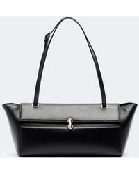 SAVETTE - Symmetry Trapeze Medium Leather Shoulder Bag - Lyst