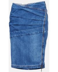 Nensi Dojaka - Denim Midi Skirt - Lyst