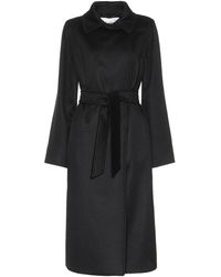 Max Mara Manuel Icon Camel Hair Coat - Black