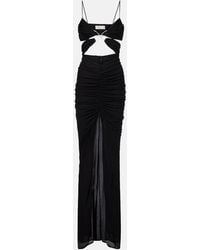 Blumarine - Cutout Jersey Gown - Lyst