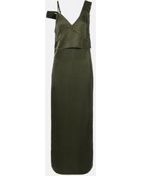 TOTEME - Deconstructed Satin Slip Dress - Lyst