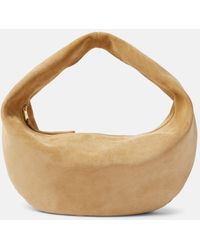 KHAITE - Olivia Medium Suede Shoulder Bag - Lyst