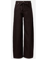 Citizens of Humanity - Brynn Linen Wide-Leg Pants - Lyst
