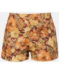 Faithfull the Brand - Lila Floral Linen Shorts - Lyst