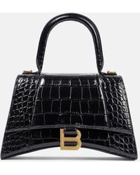 Balenciaga - Hourglass Small Top Handle Bag - Lyst